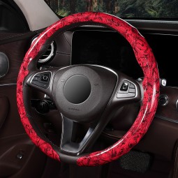 Steering Wheel Cover Manufacturer - Retro Wood Grain Card Type