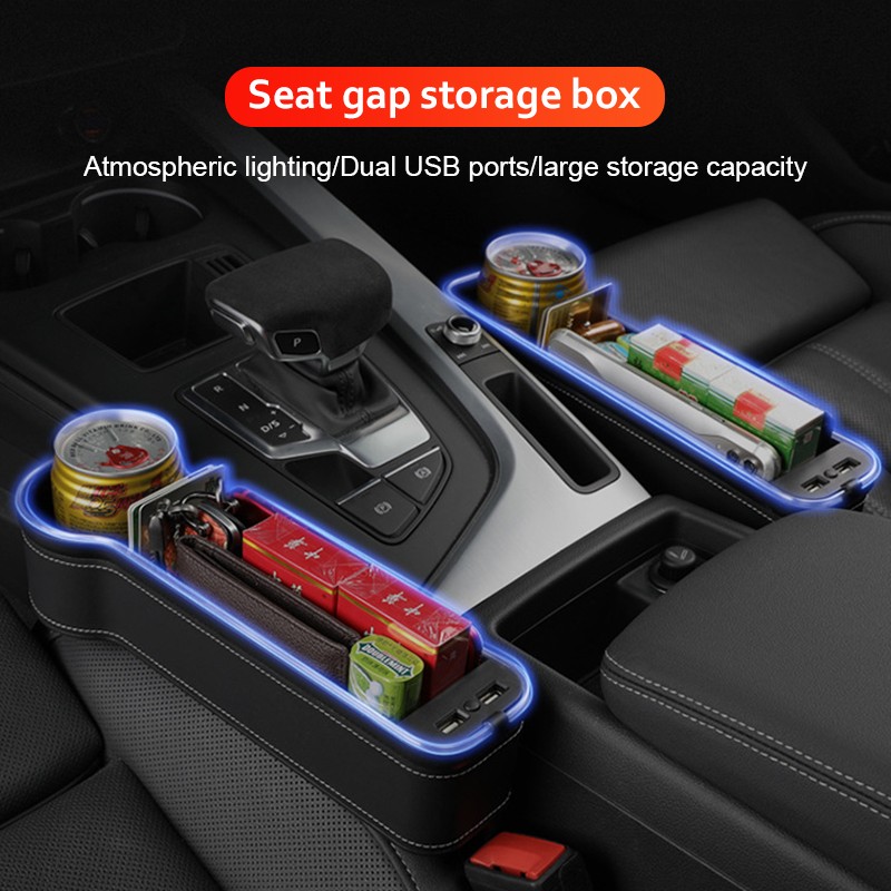 Seat Gap Storage Manufacturer - Front Seat Side Leather Pouch