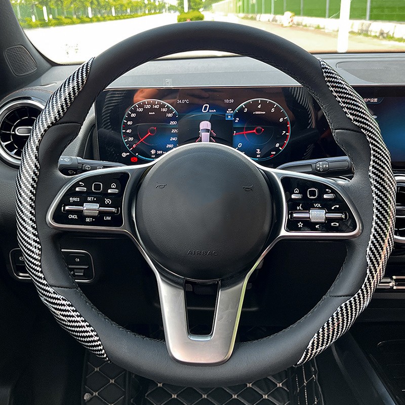 Carbon Steering Cover Manufacturer - Fiber Leather Breathable Protective