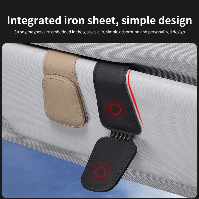 Car Glasses Holder Manufacturer - Portable Sun Visor Card Clip