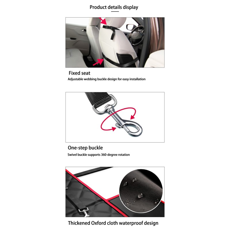 Car Organizer Manufacturer - Custom PU Leather Backseat Tray