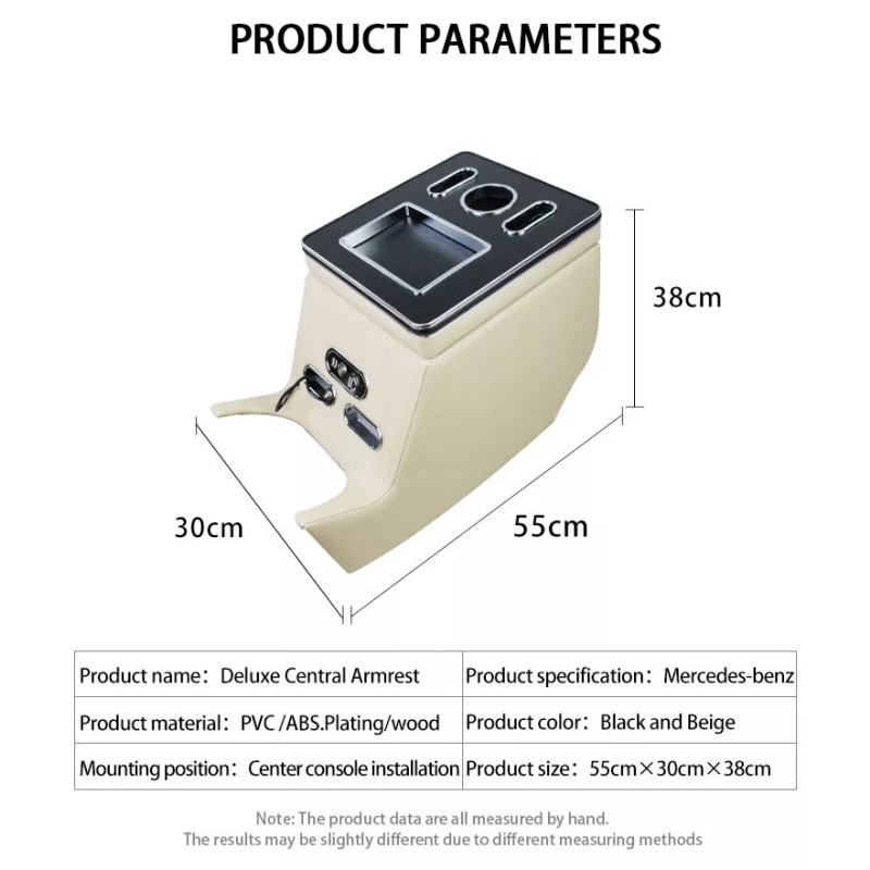 Car Armrest Factory - New Vito V260d USB Charging Console