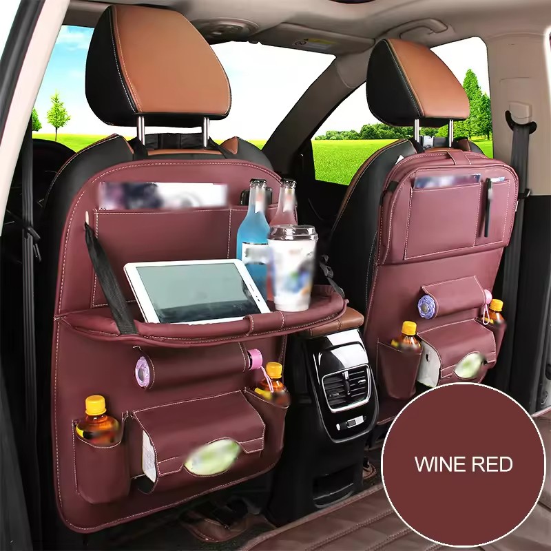 Car Organizer Factory - Back Seat 2 Cup Holder Tissue Box