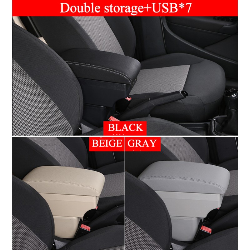 Car Armrest Manufacturer - Tonc USB Charging Two-layer Storage