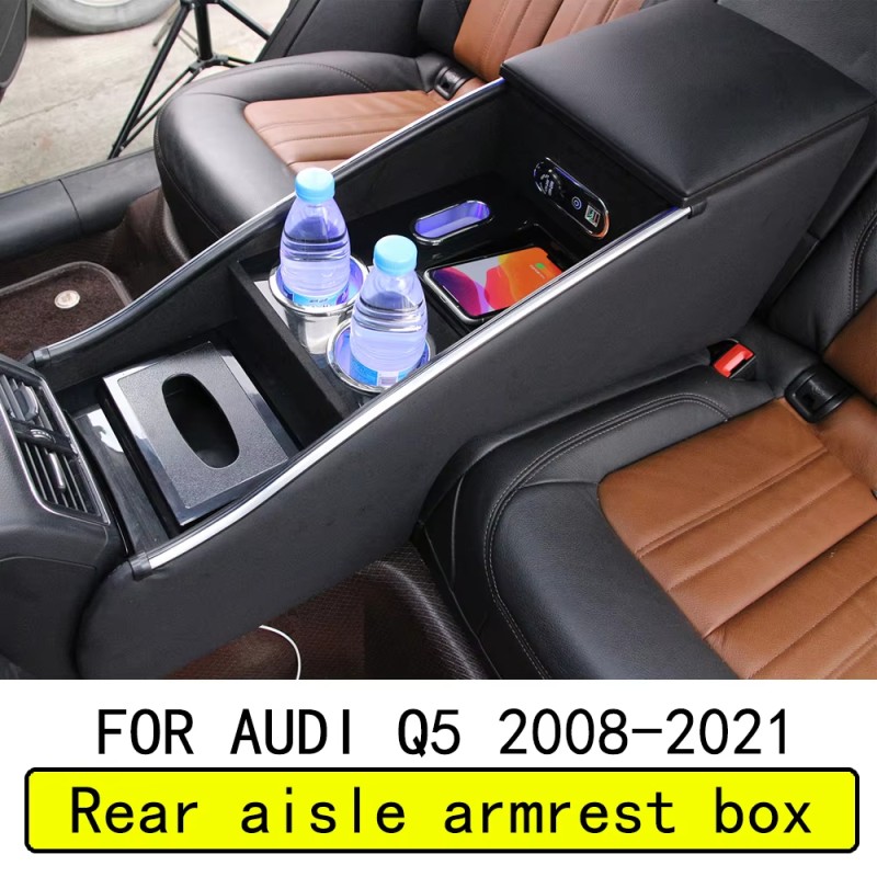 Armrest Box Manufacturer - Audi Q5 Luxury Leather Wireless