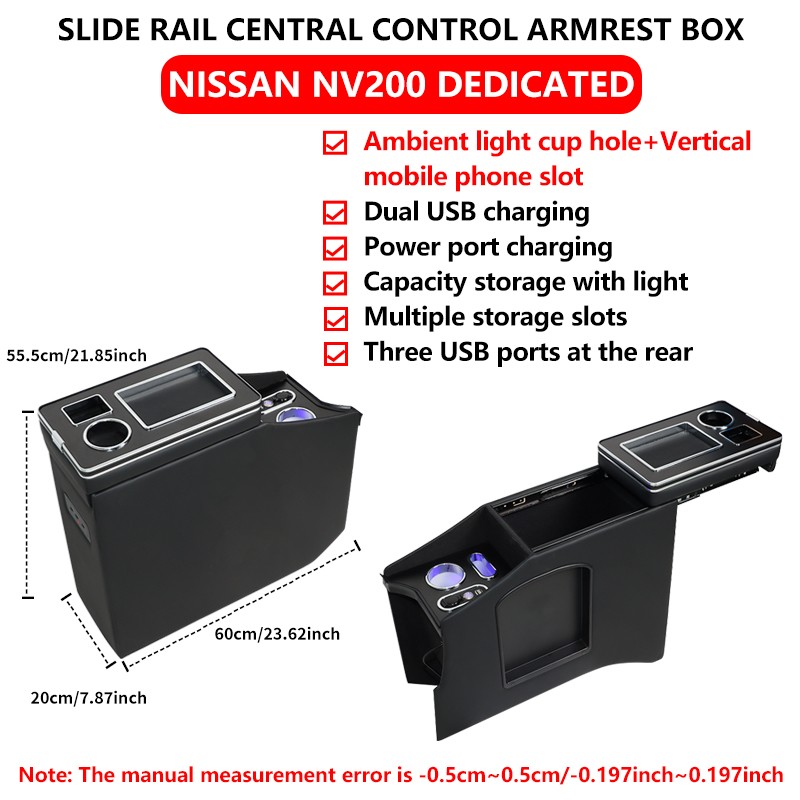 Armrest Box Manufacturer - Nissan Serena C27 E-Power Wireless