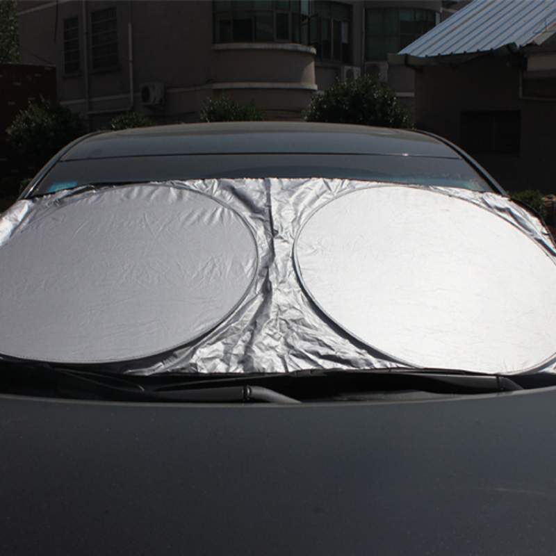 Car Sunshade Manufacturer - Best Custom Printed Double Circle