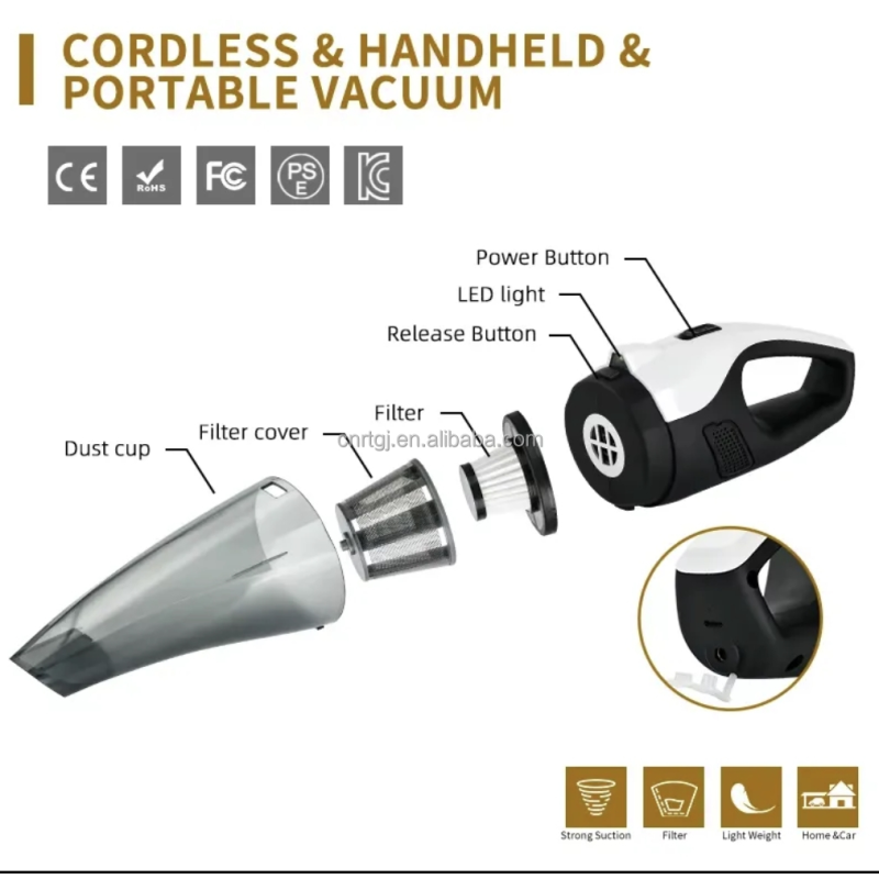 Handheld Vacuum Manufacturer - Factory's New Portable Cordless