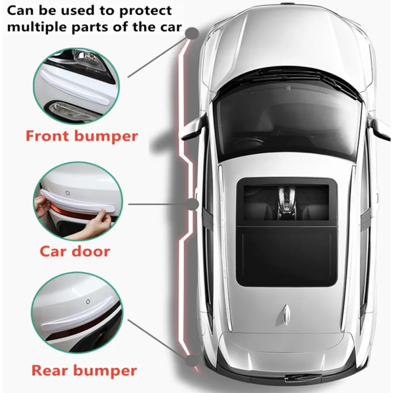 Bumper Guard Manufacturer - 2pcs Universal Anti-Collision Strip
