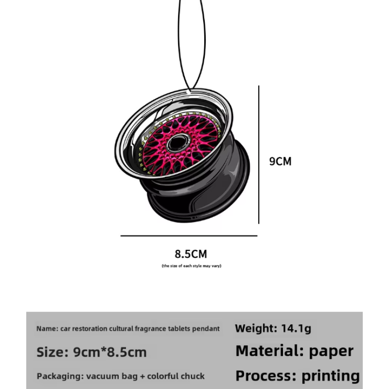 Rearview Mirror Freshener Manufacturer - Long Lasting Cotton Paper