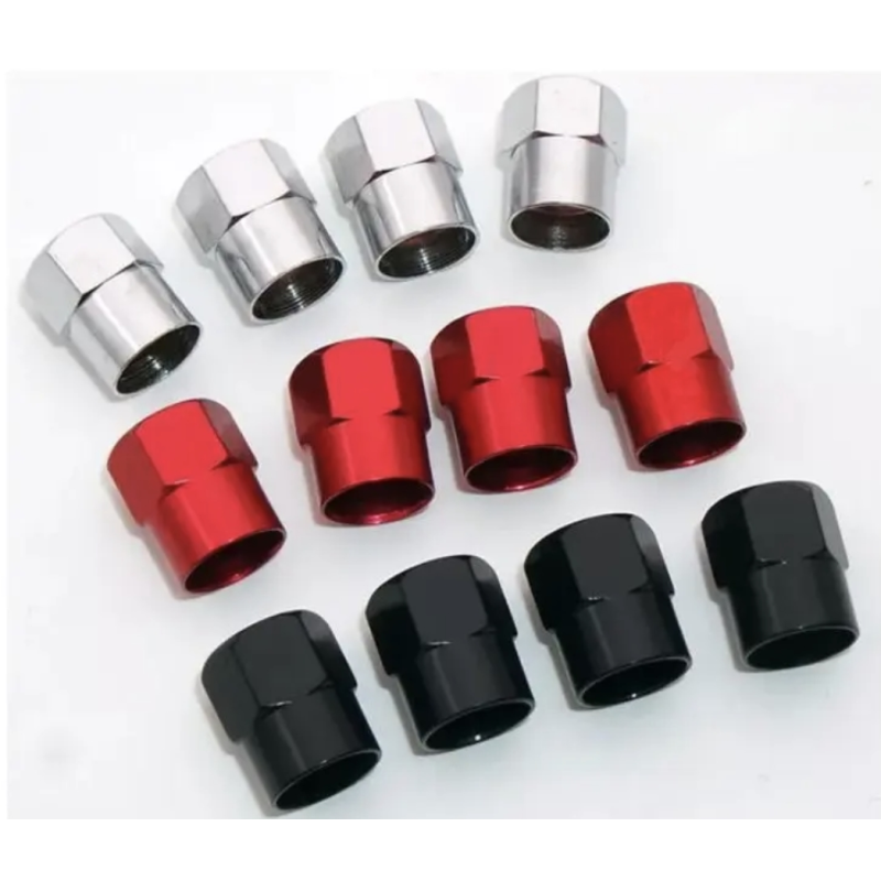 Tire Valve Cap Manufacturer - Custom Logo Aluminum Neo Chrome