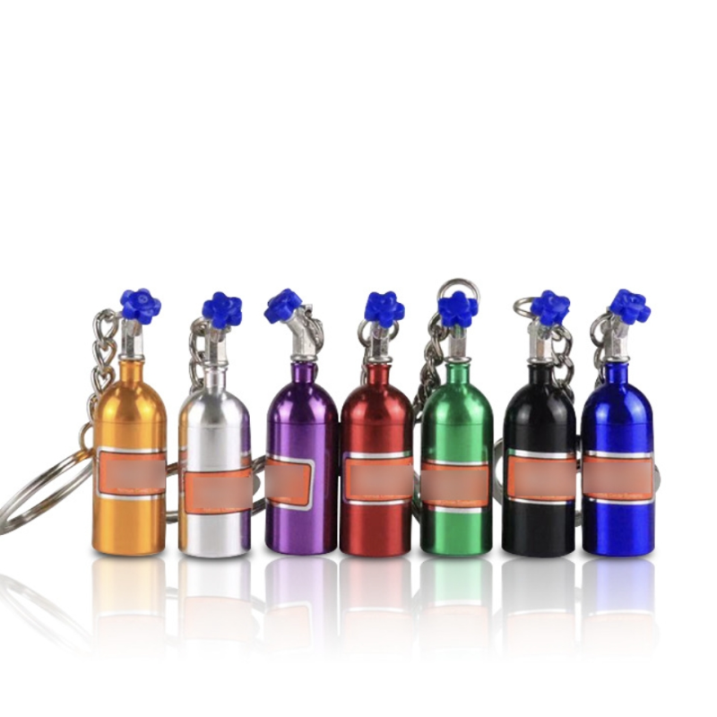 Zinc Alloy Keychain Manufacturer - Customizable Nitrogen Gas Bottle