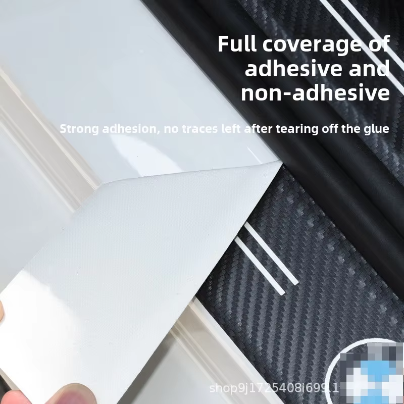 Door Sill Guard Manufacturer - Carbon Fiber Pattern Anti-Step