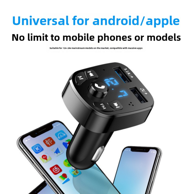 FM Transmitter Manufacturer - Portable Dashboard Stereo Dual-Port