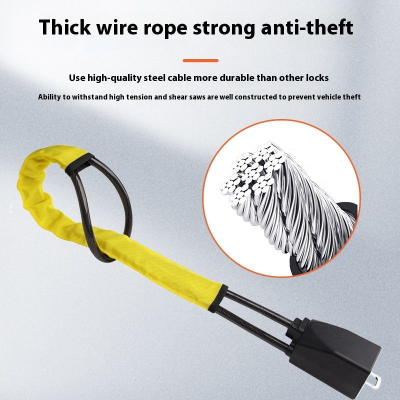 Security Lock Manufacturer - Truck Retractable Steel Cable