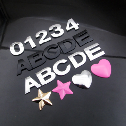 Car Stickers Manufacturer - High 50mm 3D Chrome Letters