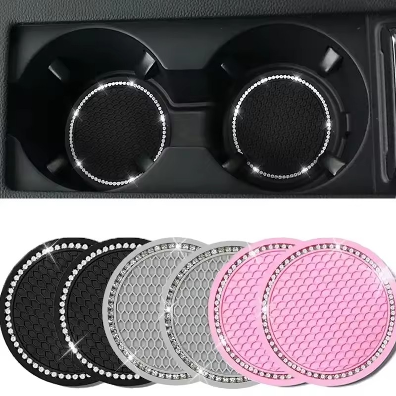 Car Coasters Manufacturer - Durable Anti-Slip Bling Rhinestone