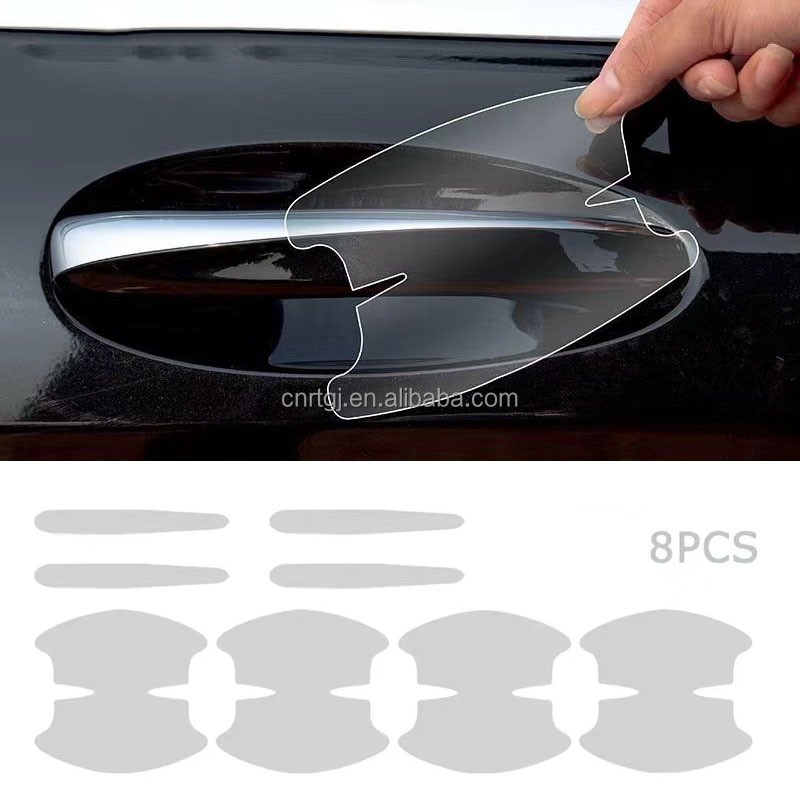 Carbon Fiber Sticker Manufacturer - 8pcs Door Handle Anti-Scratch
