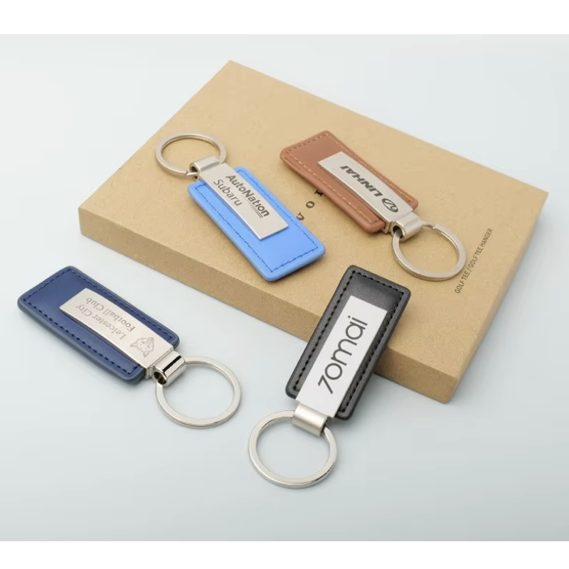 Metal Keychain Manufacturer - Double-Sided Customizable Laser