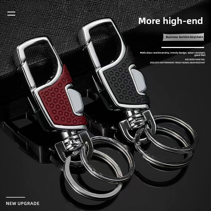 Metal Keychain Manufacturer - Heavy-Duty Zinc Alloy with Leather