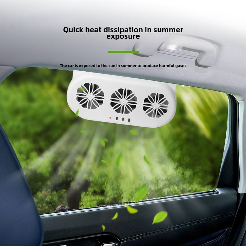 Car Fan Manufacturer - USB Solar Powered Energy Saving