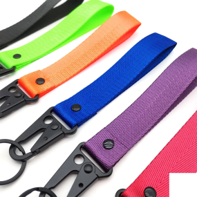 Sports Keychain Manufacturer - Luxury Eagle Beak Buckle Braided