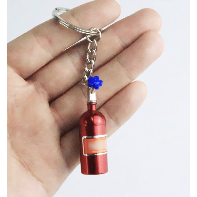 Zinc Alloy Keychain Manufacturer - Customizable Nitrogen Gas Bottle
