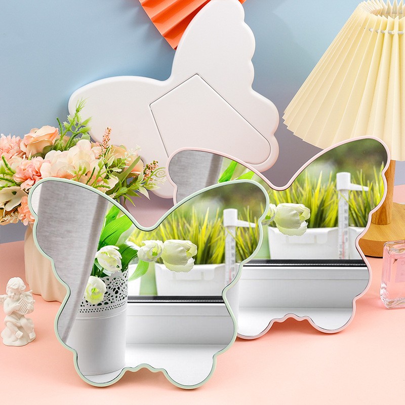 Desktop Makeup Mirror Factory - Customized LOGO Personalized Folding Large Size Butterfly