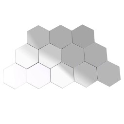Wall Mirror Supplier - Modern 3D Hexagon Acrylic Custom Size Sheets Stickers