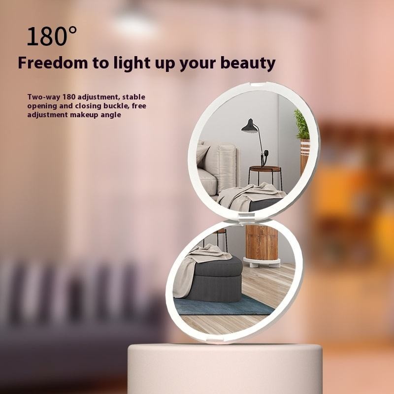 Handheld Cosmetic Mirror Manufacturer - Wholesale Portable Ultra Thin Mini Folding Dual Sided