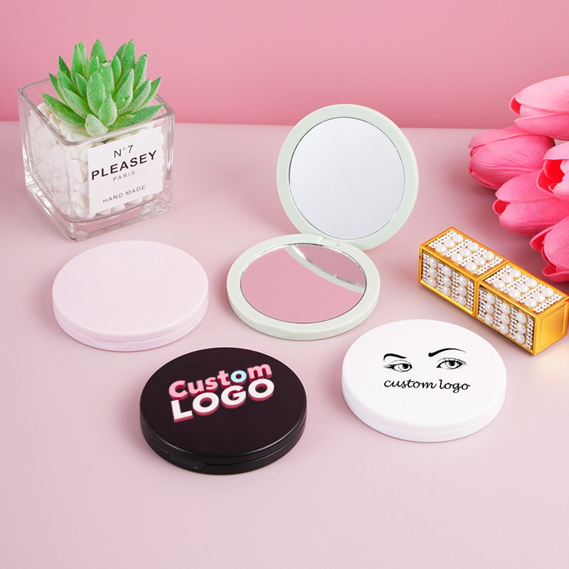 Pocket Cosmetic Mirror Factory - Wholesale Custom Logo Portable Plastic Mini Double Sided