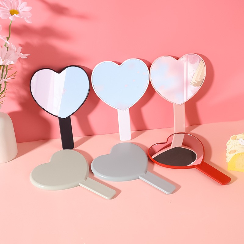 Pocket Makeup Mirror Factory - Custom Logo Heart Shape Small Portable Personalized