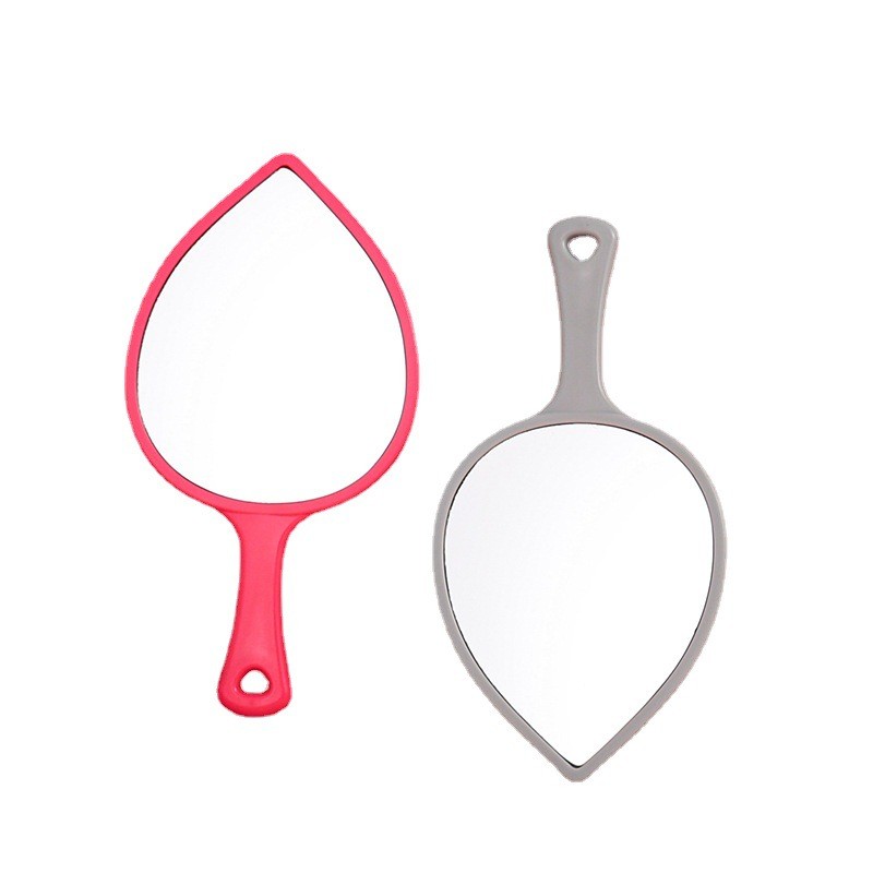 Handheld Mirror Manufacturer - Custom Logo Leaf Shape Portable Mini Pocket Travel