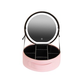 LED Makeup Mirror Manufacturer - Wholesale Large Capacity Portable Cosmetic Bag Mirror