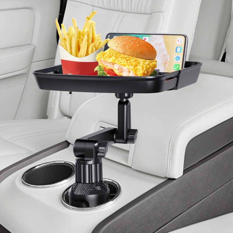 Car Cup Holder Factory - 2-in-1 Adjustable Base Rotation