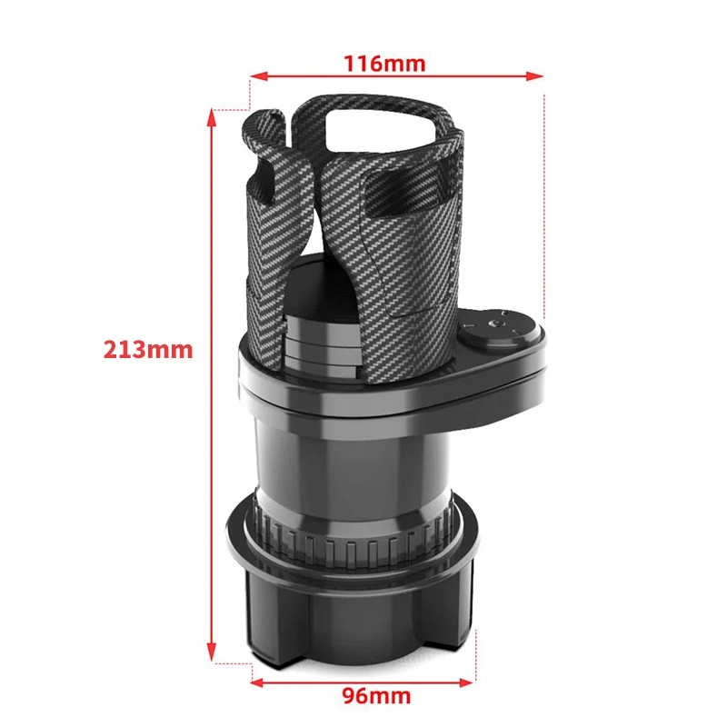 Car Cup Holder Manufacturer - 2-in-1 ABS Expander Storage