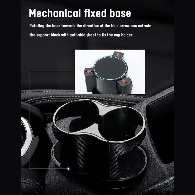 Car Cup Holder Factory - 4 in 1 Multifunctional Rotation