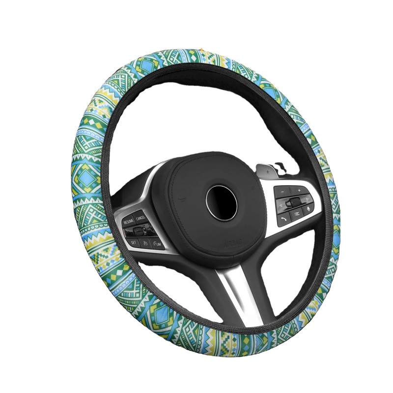 Steering Wheel Cover Factory - 3D Embroidered Diamond Breathable