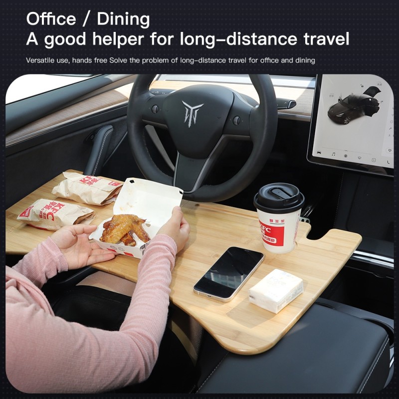 Car Storage Box Manufacturer - Model Y TPE Console Tray