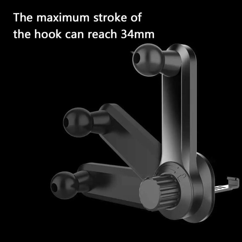 Car Phone Bracket Factory - 360 Rotation Air Vent Clip