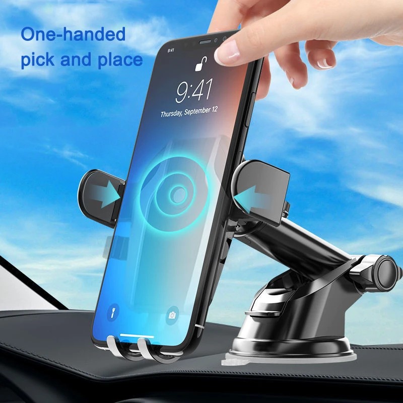 Car Phone Stand Factory - Adjustable Universal Suction Cup