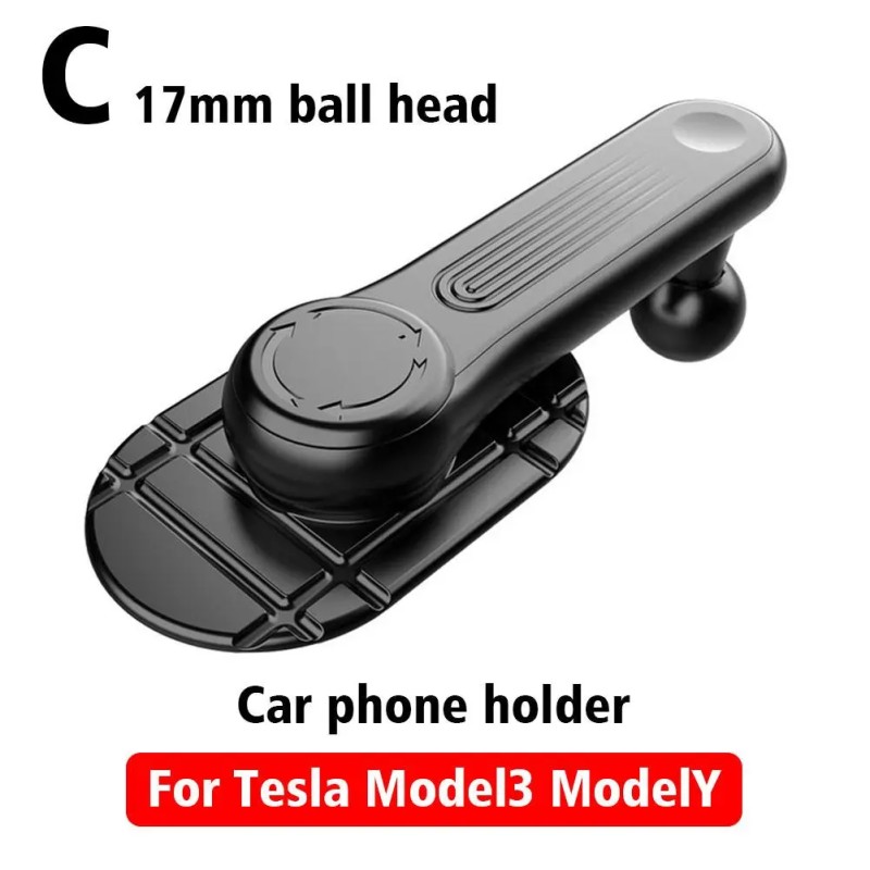 Car Phone Holder Factory - 17mm Ball Head Tesla Dashboard