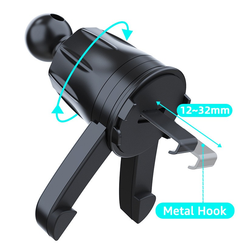 Car Phone Bracket Manufacturer - 17mm Ball Head Air Vent