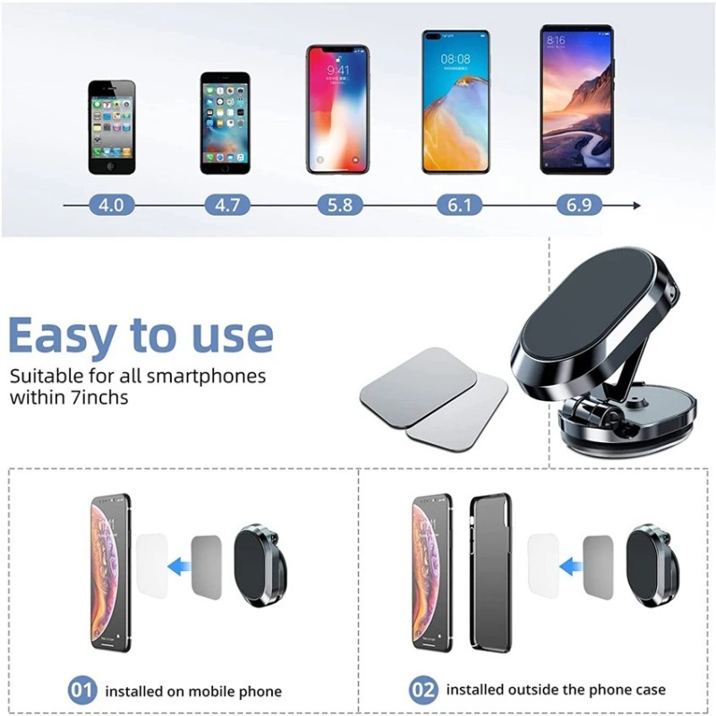 Car Phone Holder Factory - Magnetic Smartphone GPS Support
