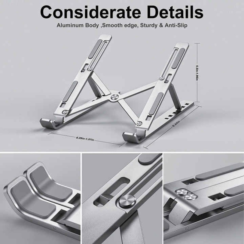 Laptop Stand Manufacturer - Non-Slip Cooler Riser Bracket