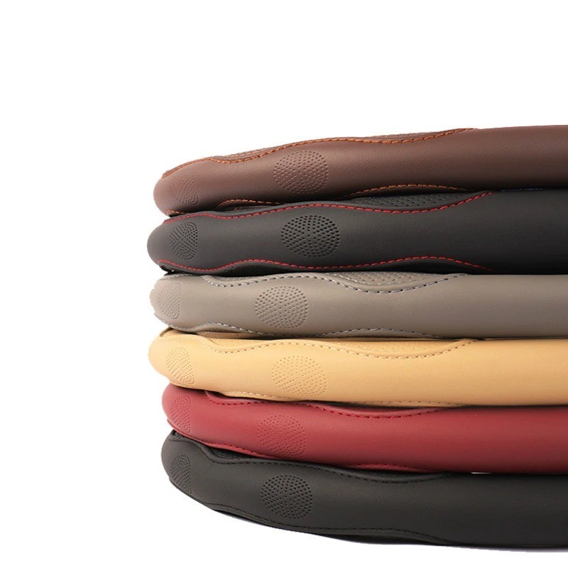 Steering Wheel Cover Manufacturer - Sports Style Cowhide Suede