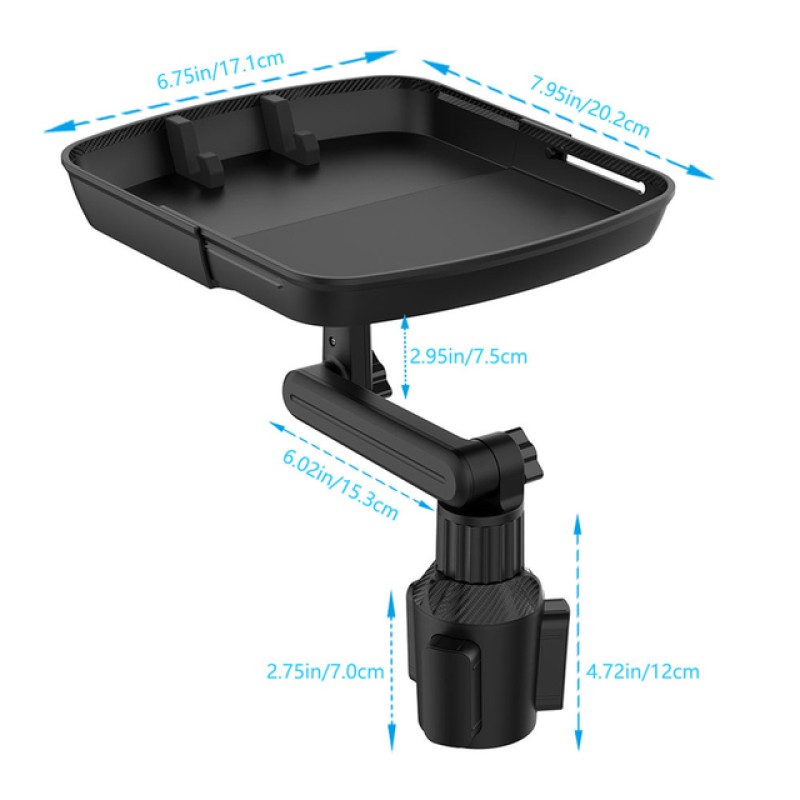 Car Cup Holder Factory - 2-in-1 Adjustable Base Rotation