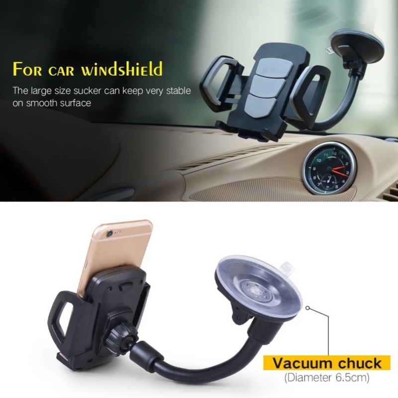 Car Phone Mount Factory - Universal Flexible Long Arm Stand