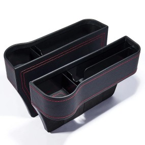 Car Organizer Factory - Cup Holder PU Leather Slit Box