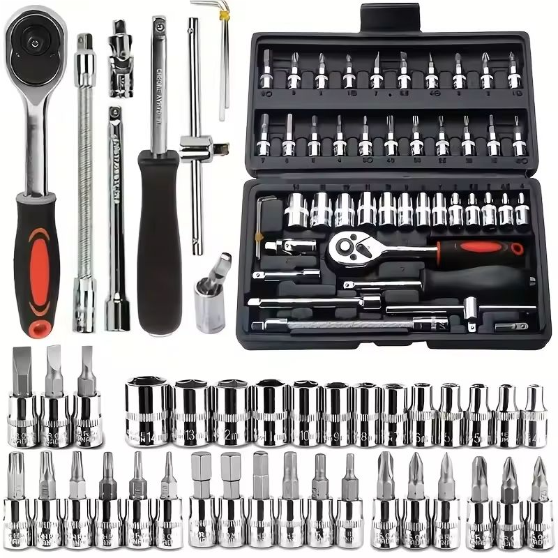 Tool Set Manufacturer - High Quality 46 Pc Socket Steel